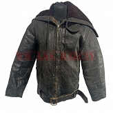 Kurtka skórzana oraz spodnie dla oficerów wyższych Marynarki Wojennej ZSRR.